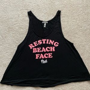 Pink Fun Print Tank Top